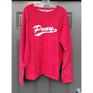 Vtg PONY Reverse Seam Sample Shirt